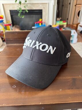 Srixon Black Golf Cap with White Logo